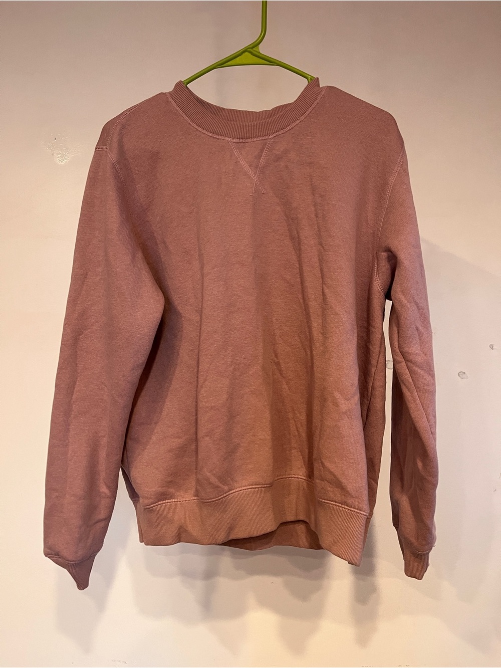 Men's Dusty Rose Crewneck Sweatshirt - Unbranded Casual Pullover